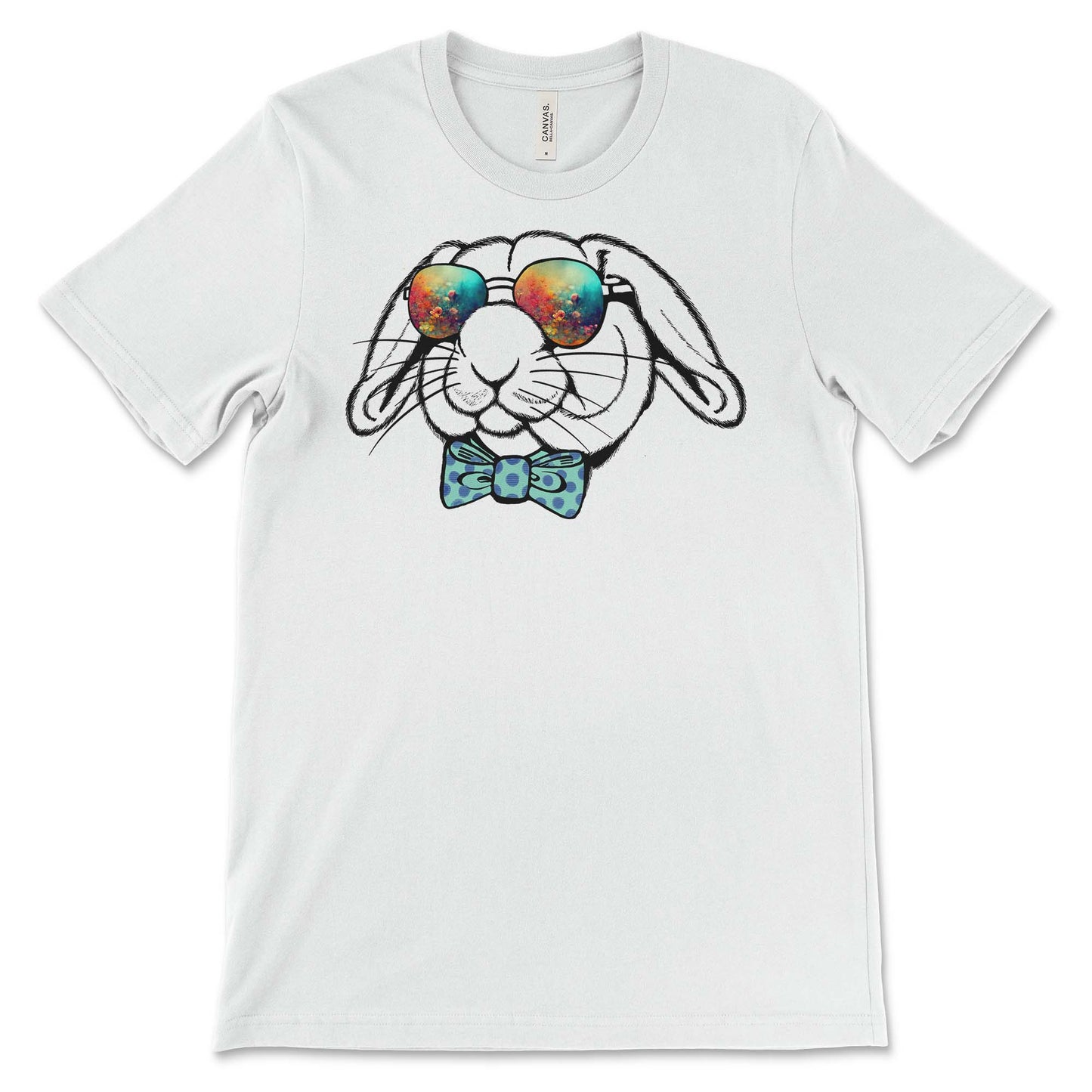 Sunglasses Bunny White t-shirt