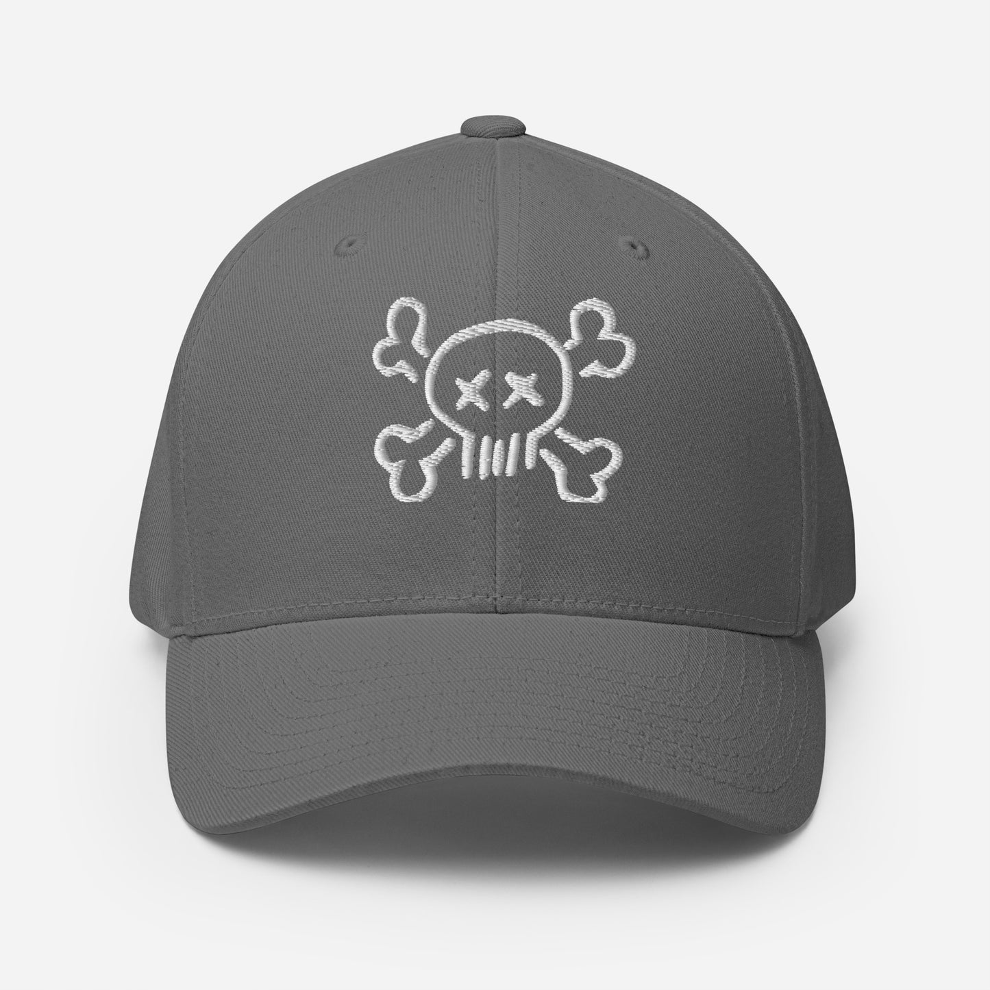 Skull and Cross Bones Fitted Hat