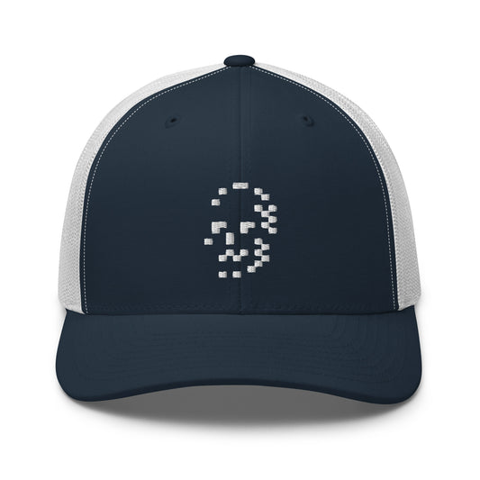 Digital Skull Trucker Cap