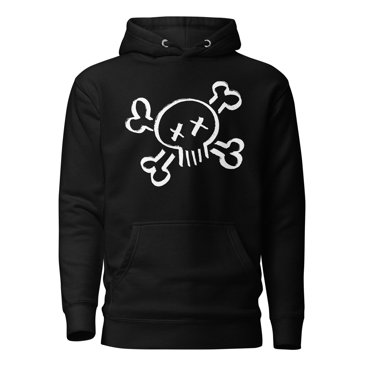 Graffiti Skull Pullover Hoodie